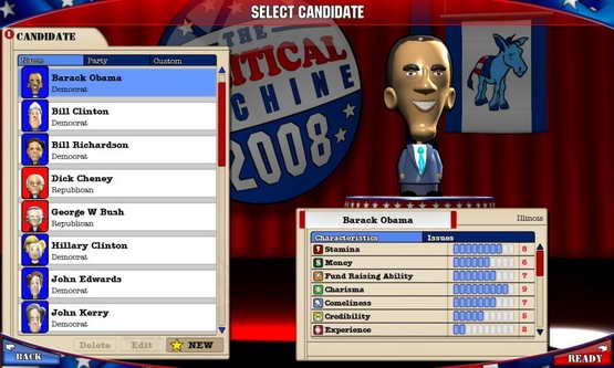  بازی political machine 2008