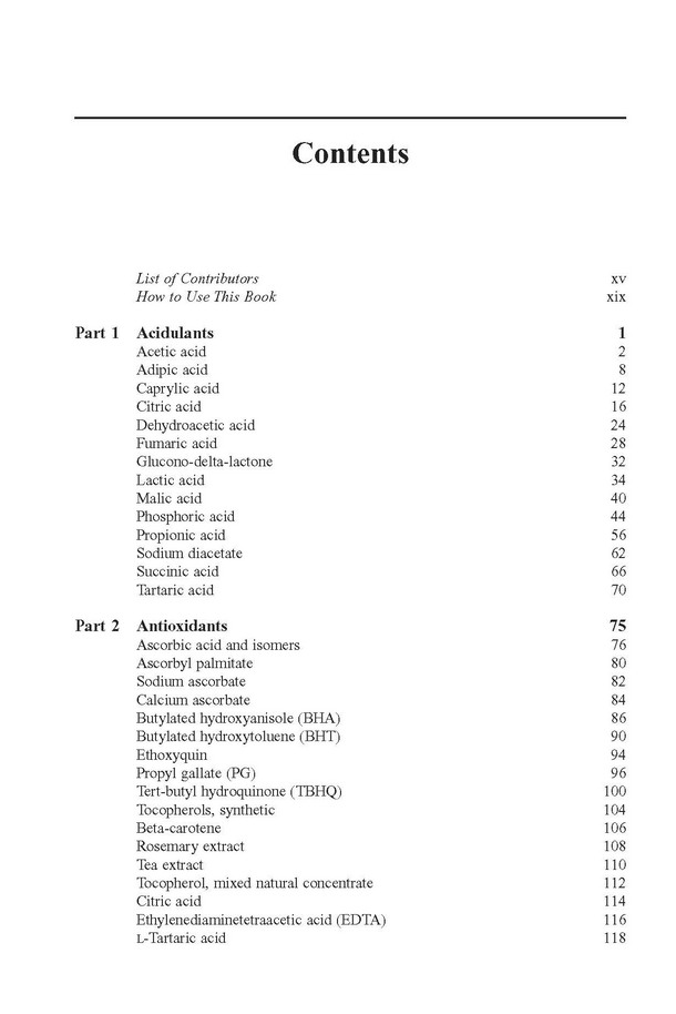  کتاب الکترونیکی Food Additives Databook