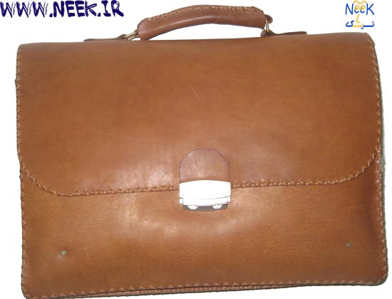  کیف دستی مردانه با چرم پولاپ